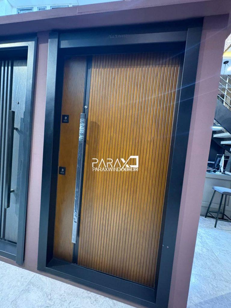 درب‌ ایمنی cnc با روکش بلوط