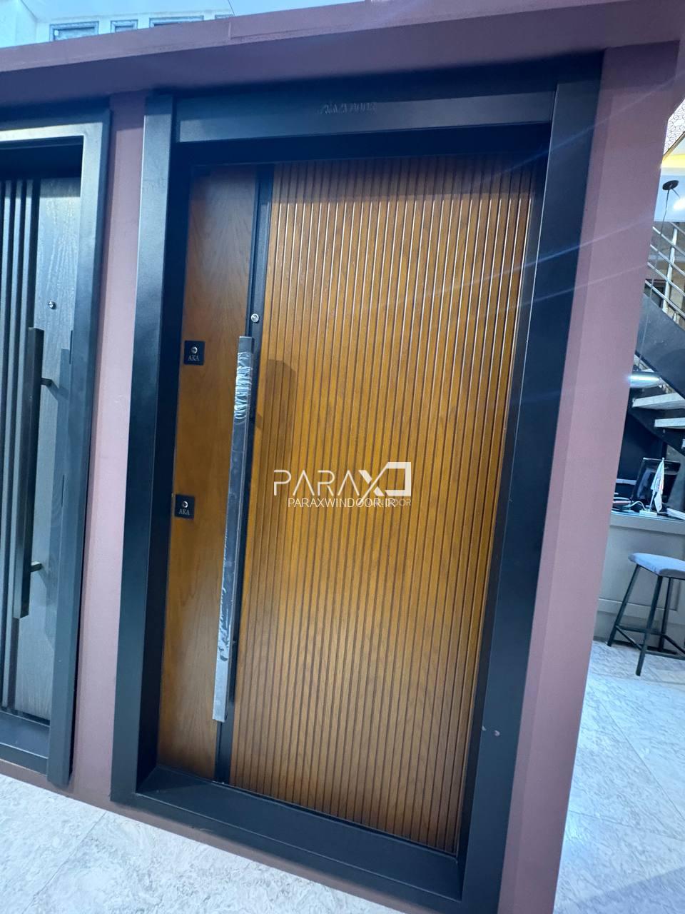 درب‌ ایمنی cnc با روکش بلوط