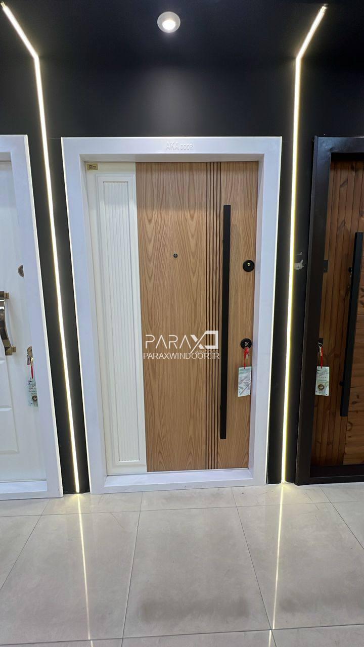 درب‌ایمنی چوب بلوط و رنگ پلی اورتان