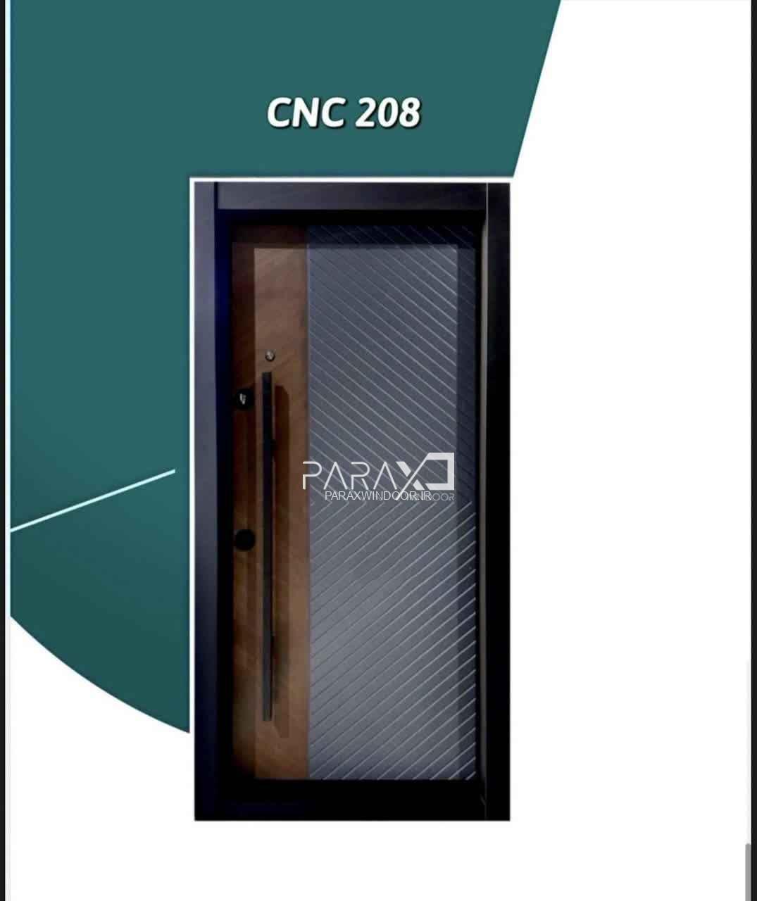 درب ایمنی cnc جناغی پلی اورتان با گردو