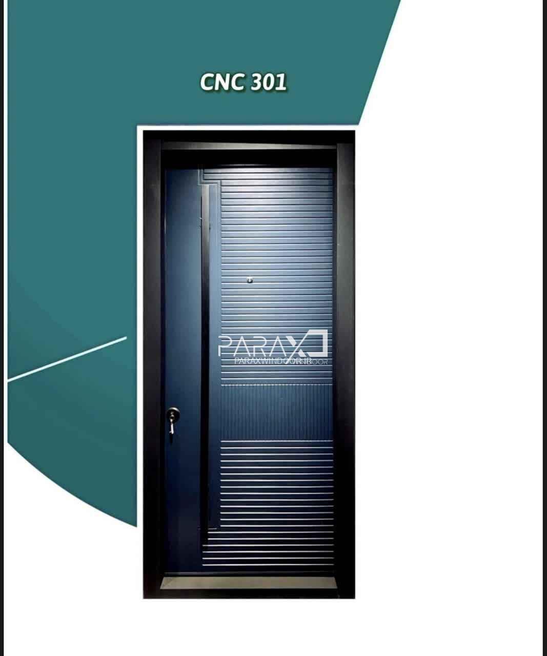 درب ایمنی با رنگ پلی اورتان و cnc افقی