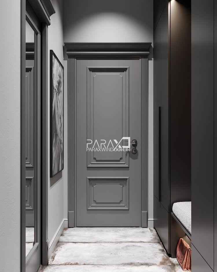 درب اتاقی دو قاب برجسته کد 021