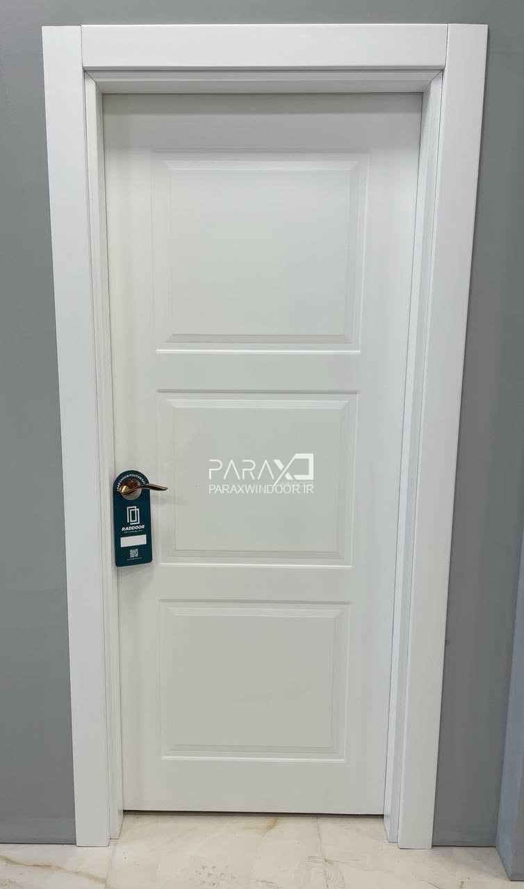 درب اتاقی با رنگ پلی اورتان سه قاب کد 012